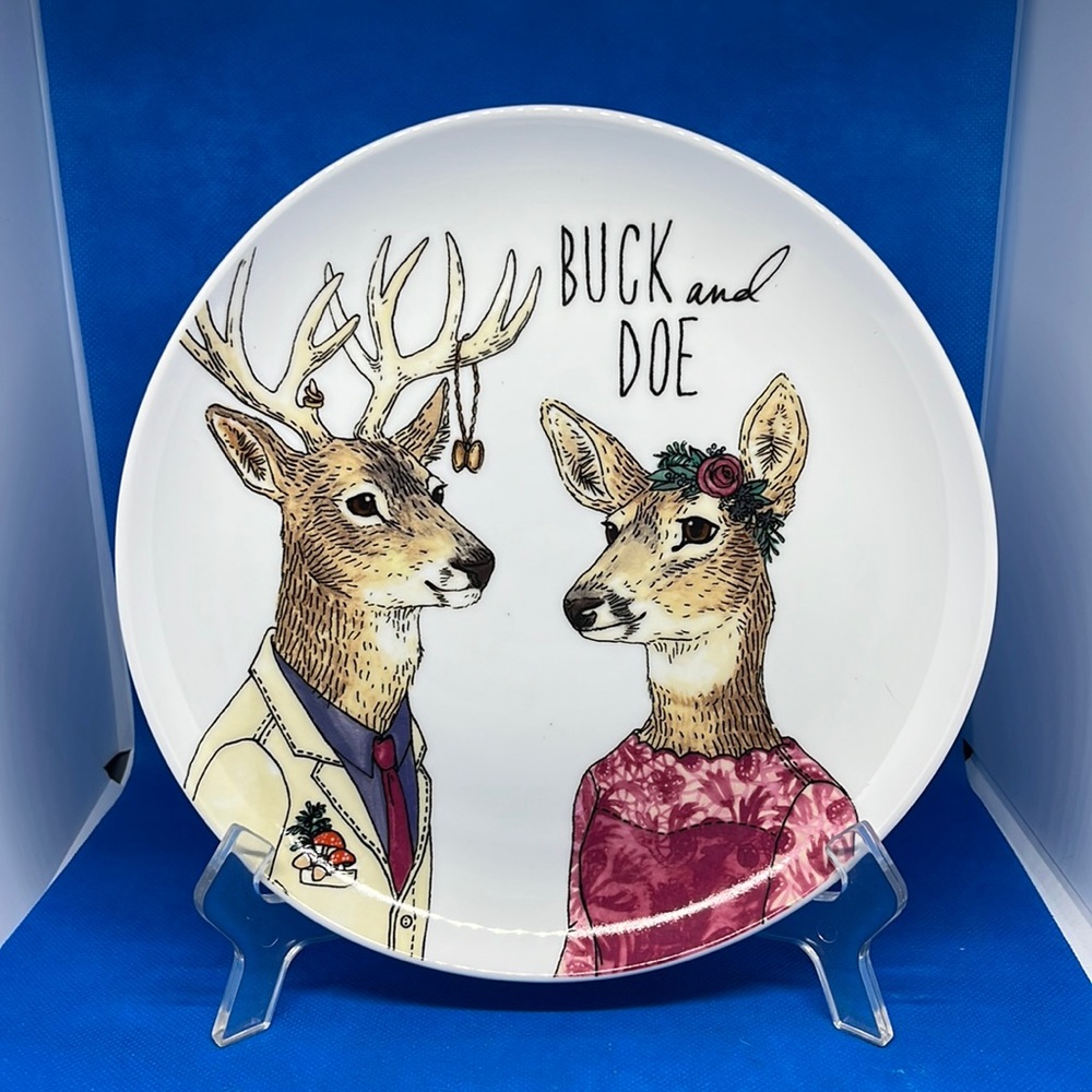 Rachel Kozlowski West Elm Dapper Buck & Doe Plate